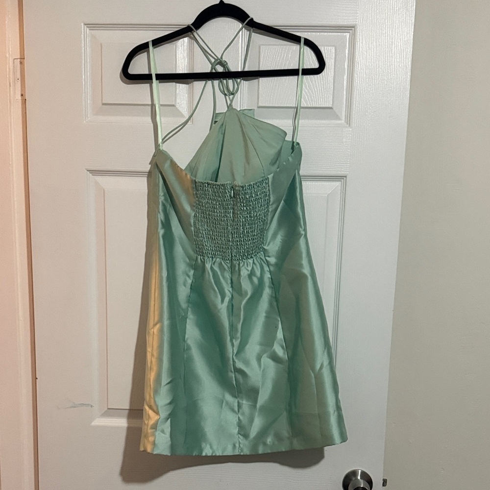 Mint Green Halter Dress - Hutch by Anthropology - Picture 2 of 2
